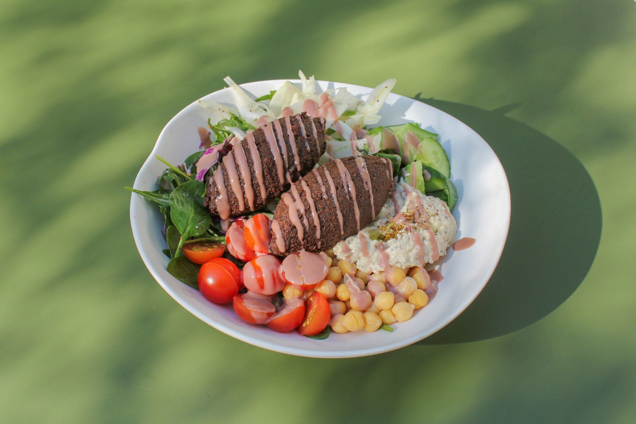 Stuffed Cheese Falafel Bowl 