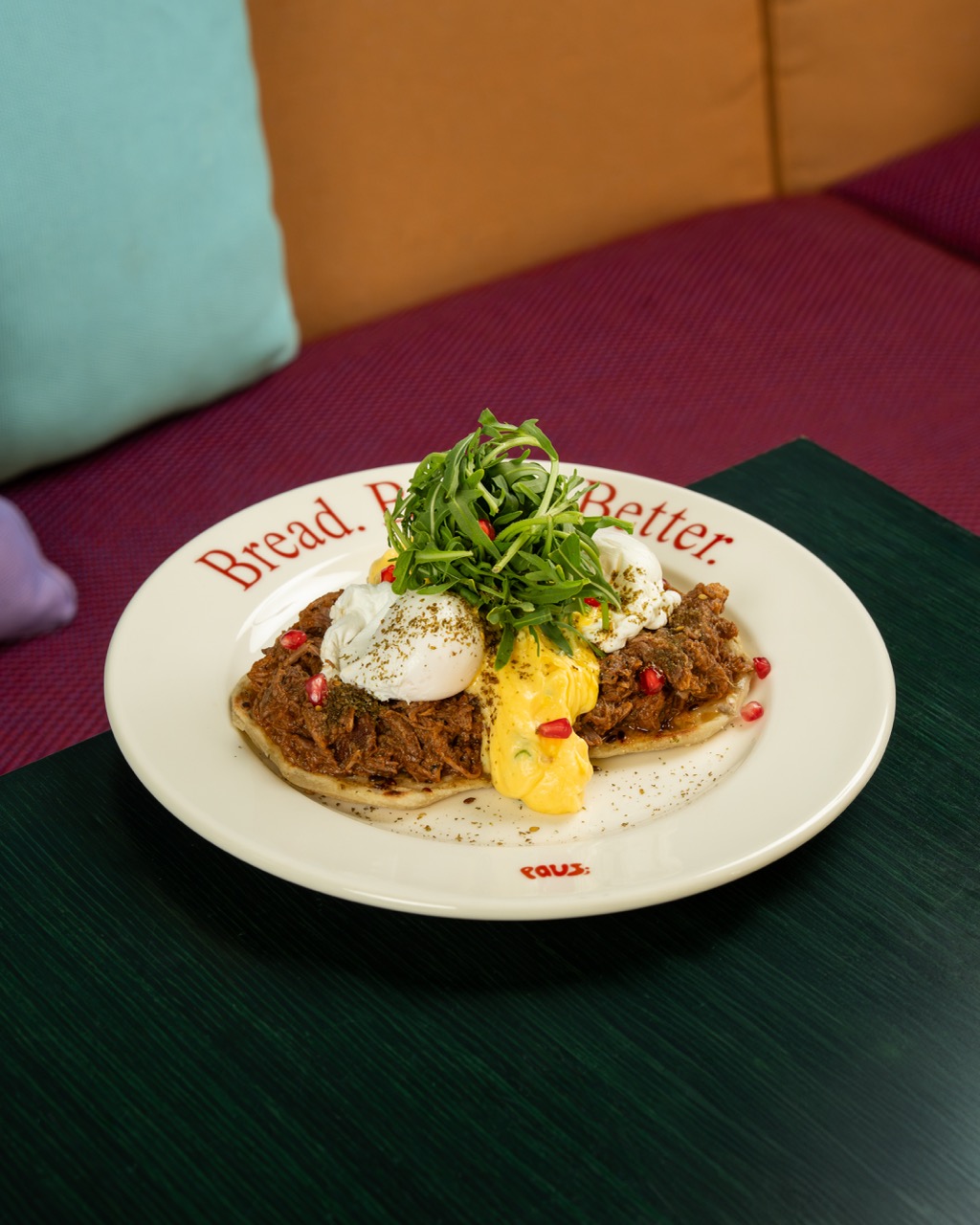 Paratha Eggs Benedict