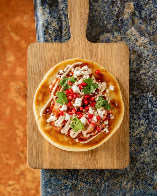 Marinated Chicken Flatbread
