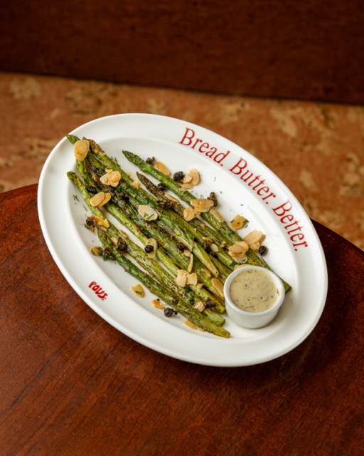 Roasted Asparagus with Dill Sauce