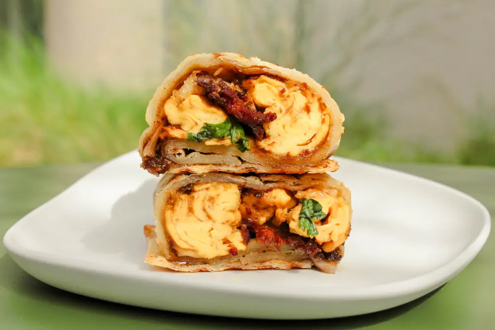 Cheesy Breakfast Wrap