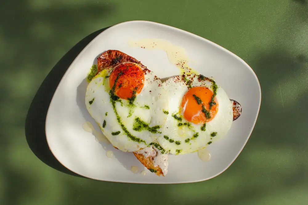 Crostini and Fried Egg