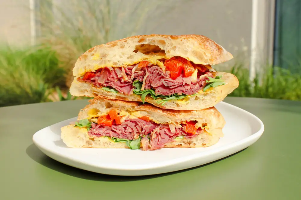Pastrami and Mustard Ciabatta
