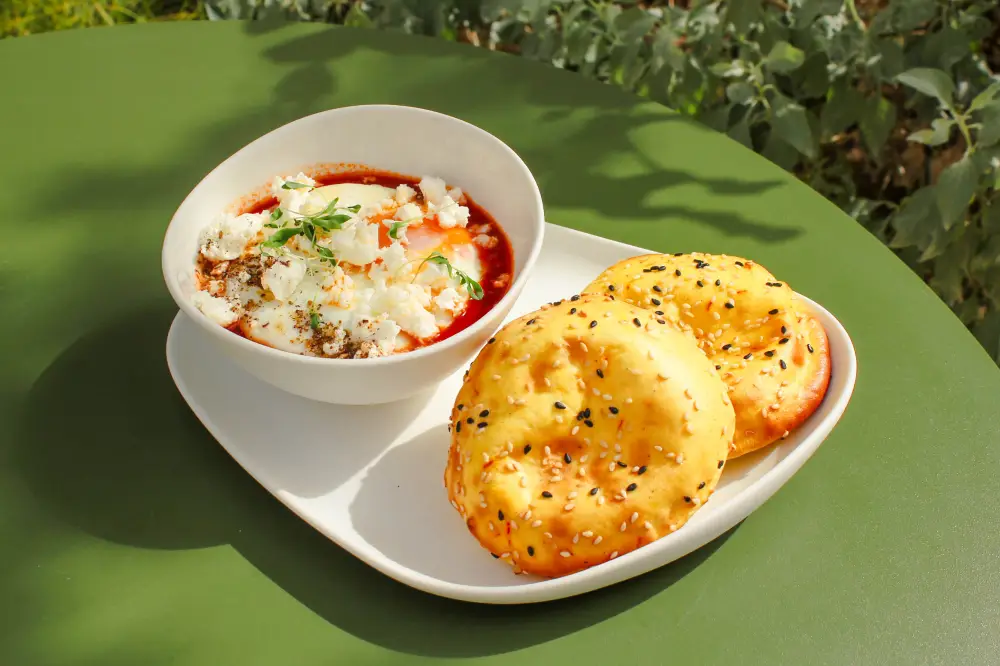 Shakshuka with Khameer