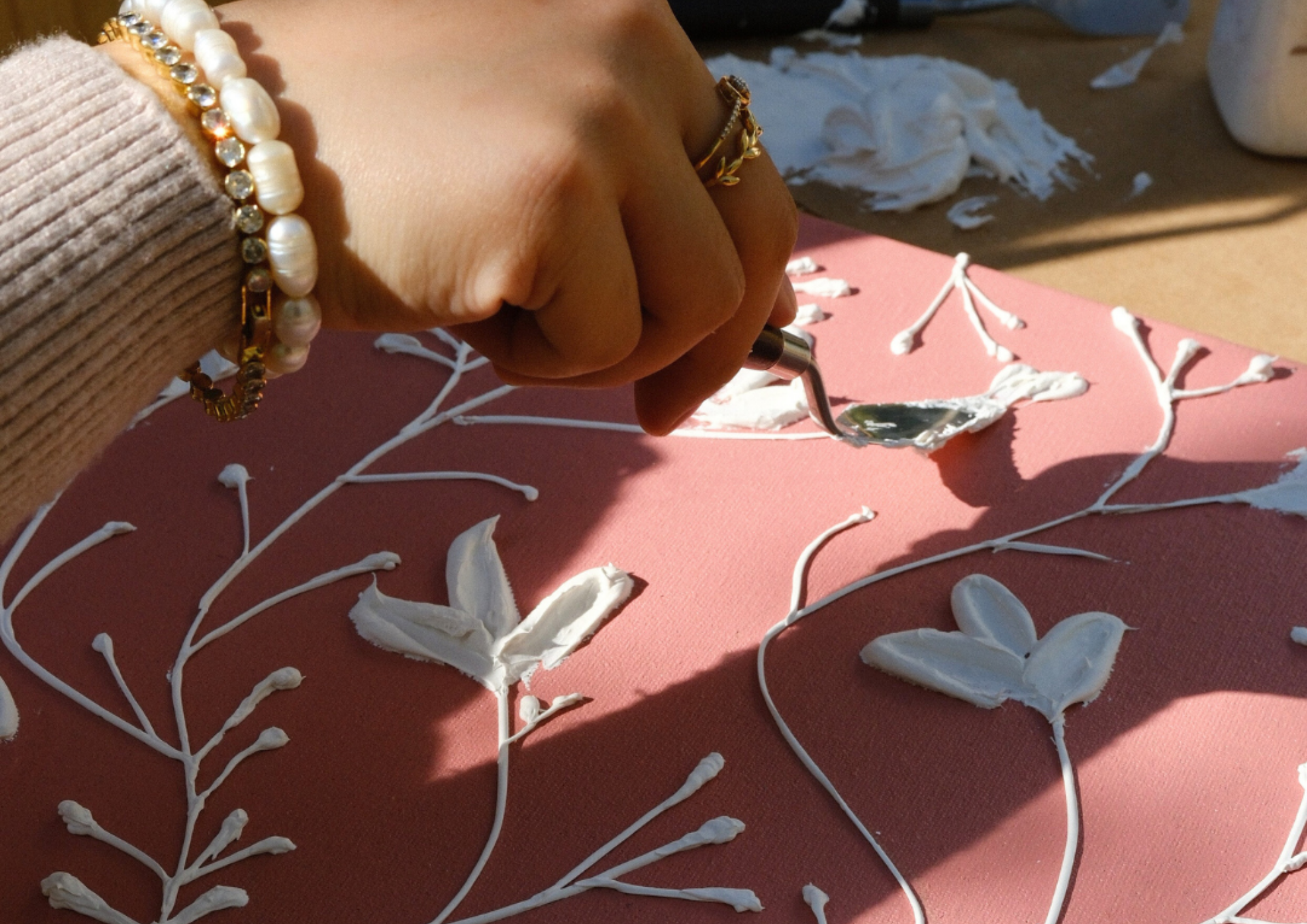 TEXTURED ART WORKSHOP WITH FOSCART