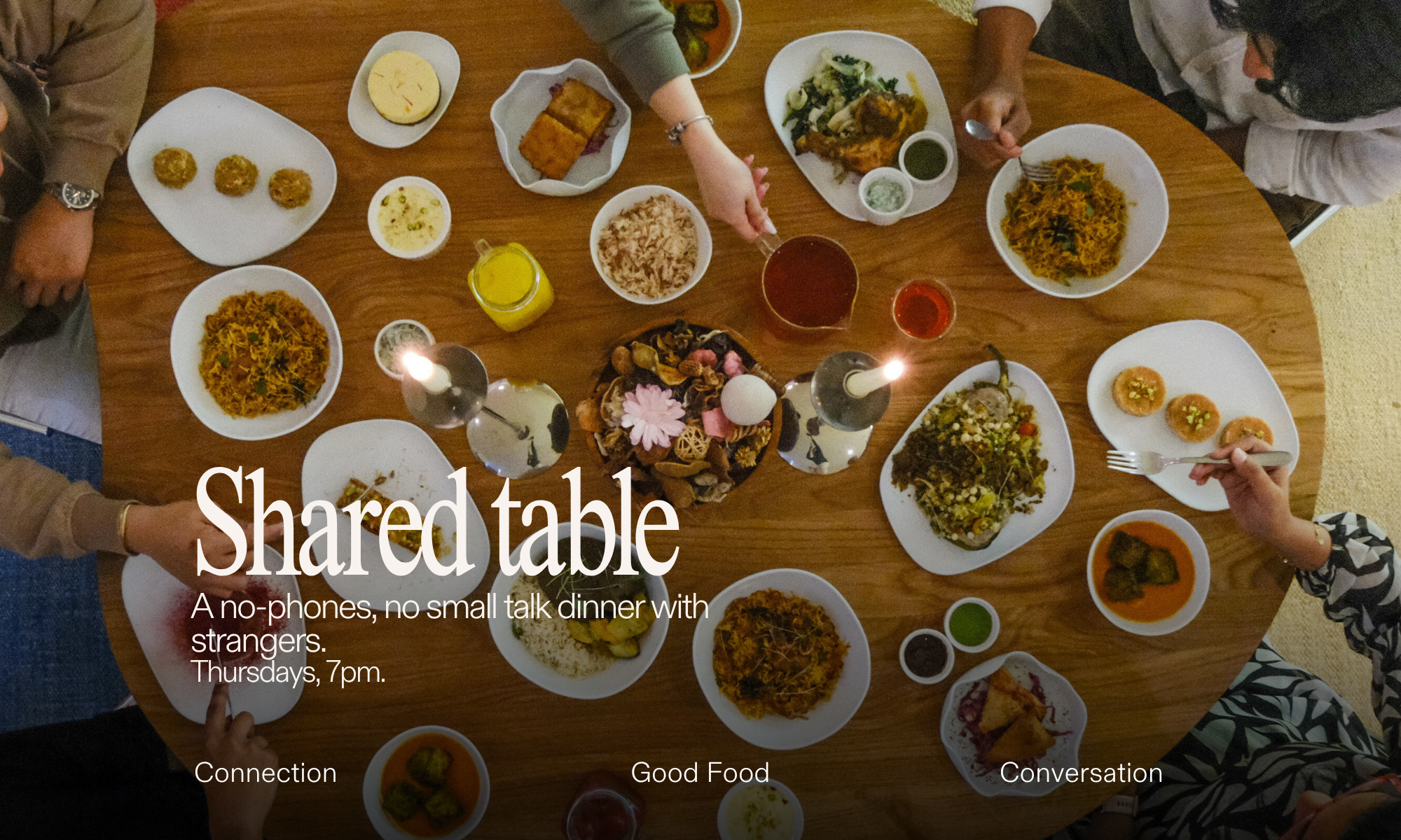 Shared Table: No-Small-Talk Dinner 