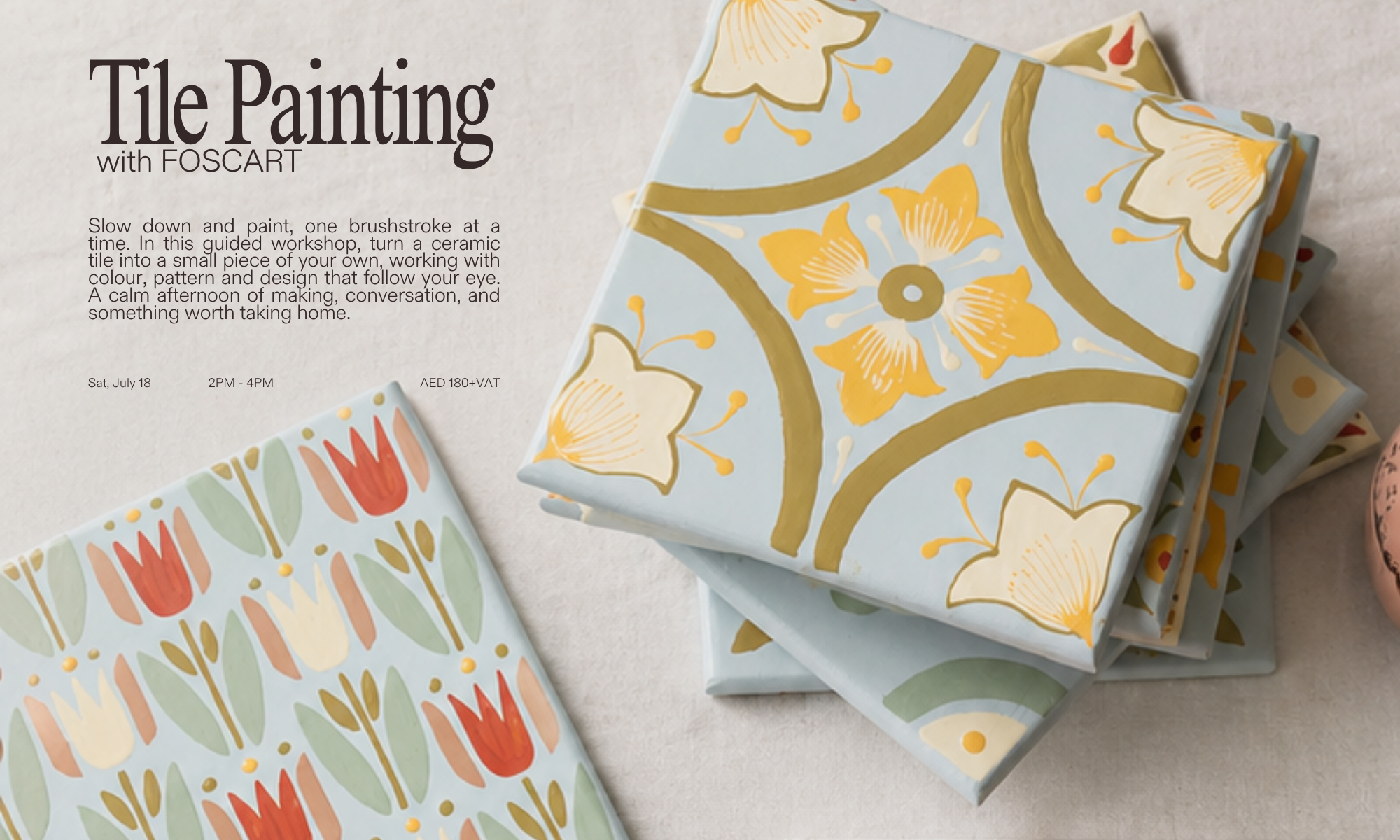 Tile Painting with FOSCART