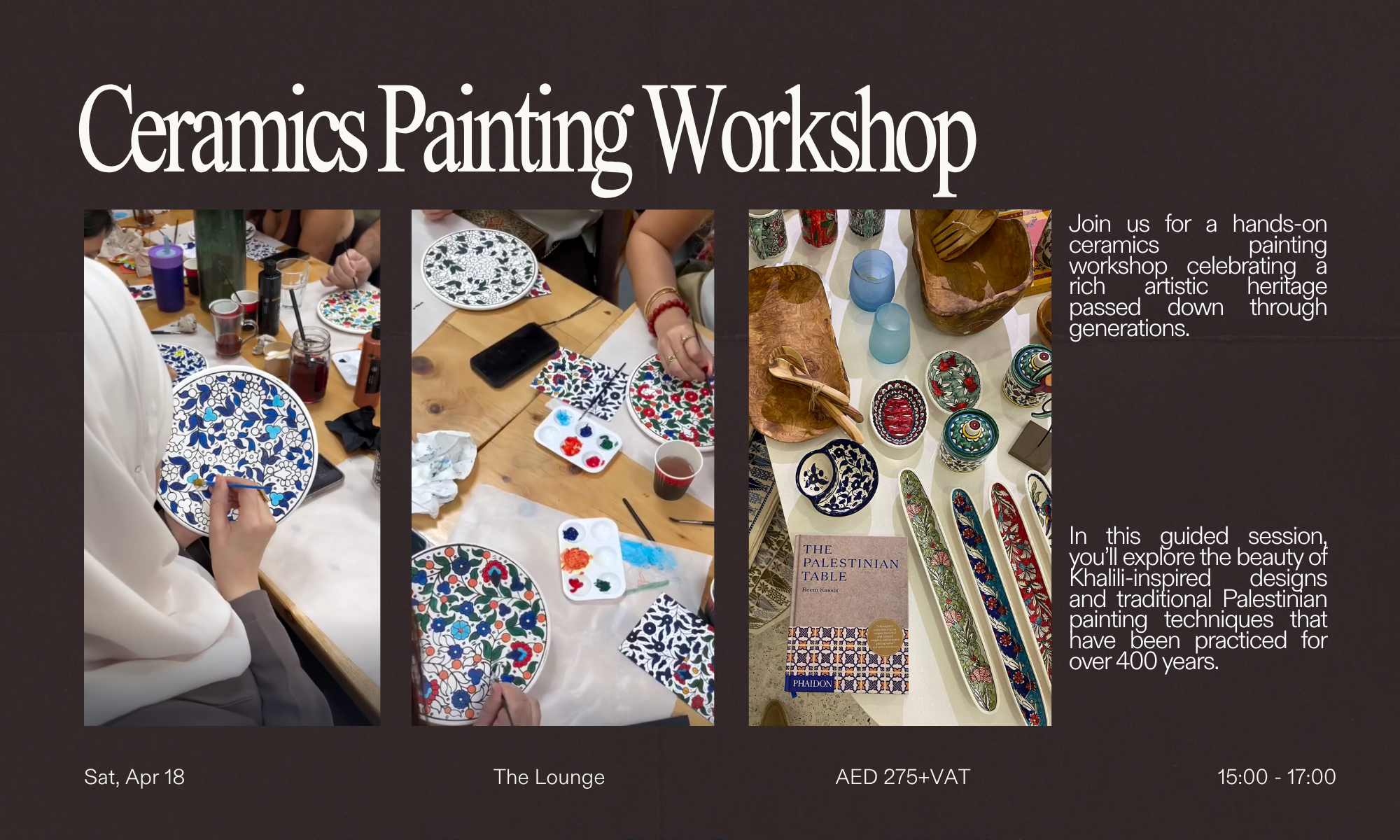 Cultural Creations: Ceramic Painting Workshop